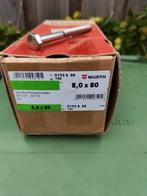 Houtdraad bout 8x80 rvs, Ophalen of Verzenden, Nieuw, Overige typen, Rvs