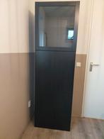 Besta vitrinekast met 3 deuren en glasplaat, Ophalen, Met deur(en), 50 tot 100 cm, Modern