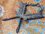 Antieke vrijmetselaars hanger uit Engeland met veren 11 cm., Antiek en Kunst, Ophalen of Verzenden