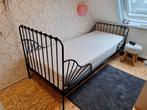 Meegroeibed zwart, Ophalen, Gebruikt, 70 tot 85 cm, Matras