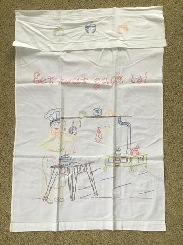 Vintage doek voor handdoekrek beschikbaar voor biedingen