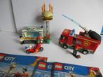 60214, City, Brand bij het hamburgerrestaurant Verzenden kan, Ophalen, Zo goed als nieuw, Complete set, Lego