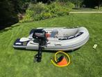 Rubberboot met buitenboord motor, Watersport en Boten, Aluminium, Zo goed als nieuw, Benzine, Minder dan 70 pk