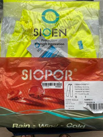Nieuwe fluorescerende regenbroek Siopor M beschikbaar voor biedingen