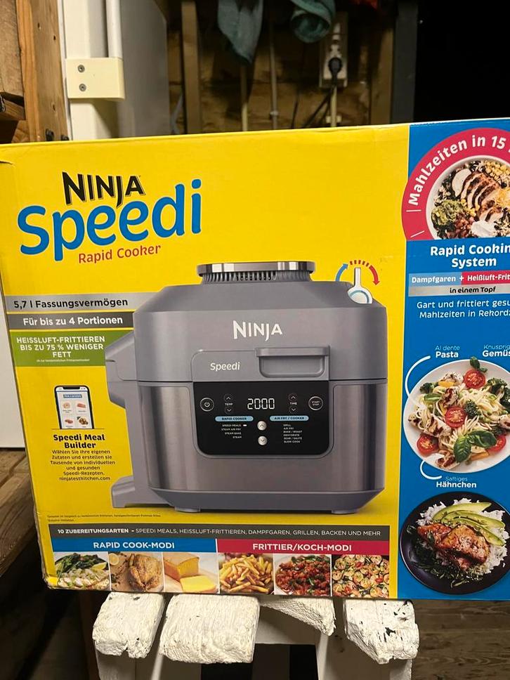 Ninja Speedi ON400EU Airfryer Multicooker - NIEUW IN DOOS !, Witgoed en Apparatuur, Airfryers, Nieuw, Airfryer, 1000 t/m 1499 gram