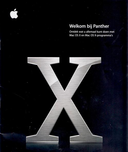 Apple Macintosh handboek “Welkom bij Panther” 24p (2003), Computers en Software, Vintage Computers, Verzenden