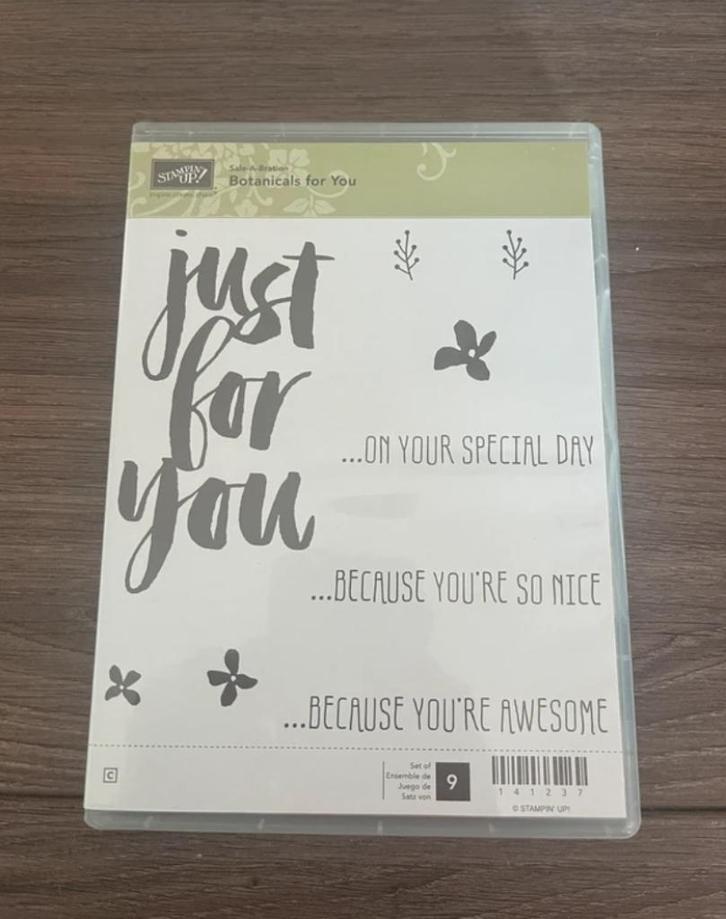 Stampin' UP! Botanicals For You - stempelset, Hobby en Vrije tijd, Stempelen, Nieuw, Ophalen of Verzenden