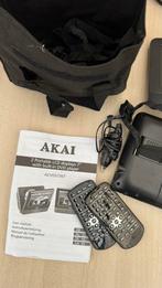 Draagbare Akai DVD-speler met 2 schermen, Audio, Tv en Foto, Dvd-spelers, Ophalen of Verzenden, Gebruikt, Dvd-speler, Draagbaar