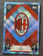 Topps MA 24/25   BLUE CRYSTAL PARALLEL  CLUB BADGE  AC MILAN, Ophalen of Verzenden, Zo goed als nieuw, Plaatje