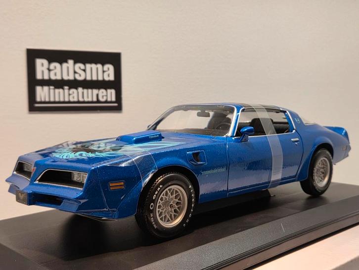 Pontiac Firebird Trans Am 1978 - Blue - 1:18 Maisto, Hobby en Vrije tijd, Modelauto's | 1:18, Nieuw, Auto, Maisto, Ophalen of Verzenden