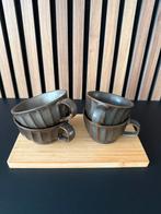 Cappuccino / espresso kopjes / Inku Serax 4 stuks, Gebruikt, Keramiek, Ophalen of Verzenden, Overige stijlen
