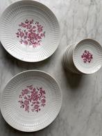 Vintage hutschenreuther servies met roze bloemmotief, Antiek en Kunst, Antiek | Servies los, Ophalen