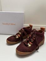 See by Chloe Suede Sneakers Bordeaux Maat 37, Kleding | Dames, Schoenen, Ophalen of Verzenden, Zo goed als nieuw, Rood, Sneakers of Gympen