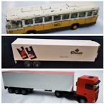 3 Lion Toys DAF Model truck dieplader oplegger Bus Droste, Hobby en Vrije tijd, Modelauto's | 1:50, Ophalen of Verzenden, Nieuw