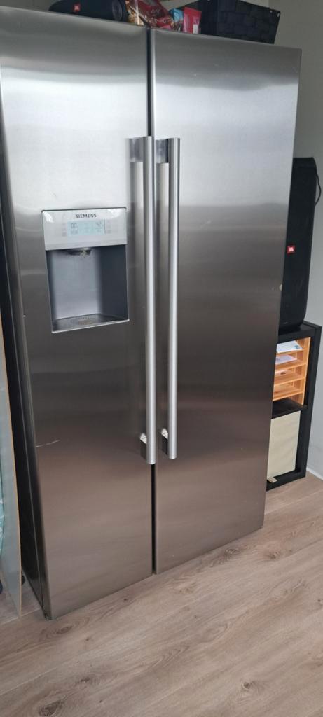 Siemens Amerikaanse Koelkast, Witgoed en Apparatuur, Koelkasten en IJskasten, Gebruikt, Met aparte vriezer, 200 liter of meer