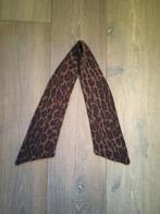 Bruine sjaal + zwarte dierenprint wolmengsel; lengte 100 cm, Kinderen en Baby's, Kinderkleding | Mutsen, Sjaals en Handschoenen