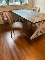 Houten Eettafel, Huis en Inrichting, Tafels | Eettafels, Ophalen, Gebruikt, 100 tot 150 cm, 150 tot 200 cm
