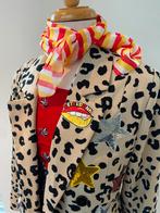 Oeteldonk jas panterprint, Ophalen of Verzenden, Zo goed als nieuw, Carnaval