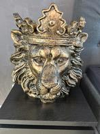 Leeuwen bloempot groot, Tuin en Terras, Ophalen of Verzenden, Zo goed als nieuw, Rond, Aardewerk