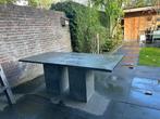 Hardstenen Tuintafel - Zware Uitvoering 180x90, Tuin en Terras, Tuintafels, Ophalen, Gebruikt, Rechthoekig, Overige materialen