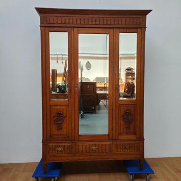 Vintage kledingkast garderobekast kleerkast demontabel 603 beschikbaar voor biedingen