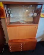 Vintage wand / bar kast, Ophalen, Zo goed als nieuw, Minder dan 100 cm, Metaal