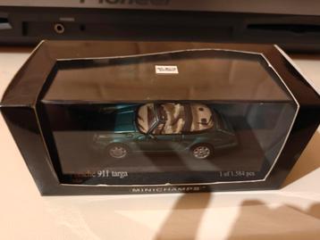 Minichamps Porsche 911 targa turquoise 1/43 beschikbaar voor biedingen