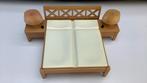 Playmobil bed met werkende bedlampjes lampjes meubel huis, Ophalen, Zo goed als nieuw, Los playmobil