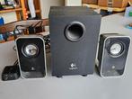 Logitech LS21 2.1 Speakerset - Gebruikt, Ophalen of Verzenden, Gebruikt, Minder dan 60 watt, Front, Rear of Stereo speakers