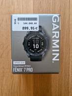 Garmin fenix 7 pro sapphire solar (nieuwstaat), Sieraden, Tassen en Uiterlijk, Sporthorloges, Zwart, Garmin, Ophalen of Verzenden