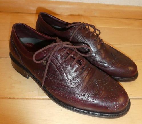 Berkelmans brogues maat 41 extra breed heren bordeauxrood, Kleding | Heren, Schoenen, Zo goed als nieuw, Veterschoenen, Overige kleuren