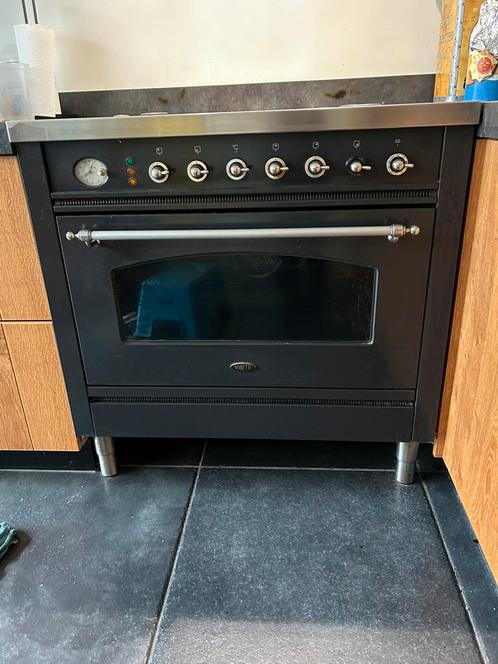 Boretti gasfornuis vijf pits, Witgoed en Apparatuur, Fornuizen, Gebruikt, Vrijstaand, Gas, 5 kookzones of meer, 90 tot 95 cm, 60 cm of meer