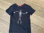 Grappig nieuw shirt zwart met skelet h&m 134-140, H&m, Nieuw, Jongen of Meisje, Ophalen of Verzenden