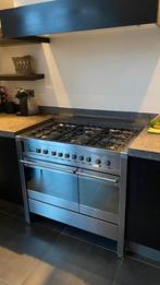 Smeg gasfornuis 1m (1 meter), Ophalen, Gebruikt, 60 cm of meer, Gas