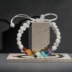 Armband Medusa Beads White, Met bedels of kralen, Wit, Nieuw, Leer