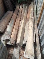 34 STUKS BOOMSTAM SCHIJVEN PALEN HAARDHOUT STOOKHOUT, Tuin en Terras, Haardhout, Minder dan 3 m³, Ophalen, Stammen