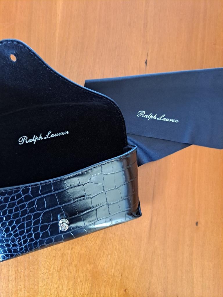 Brillenkoker/ Brillendoos Ralph Lauren zwart, Ophalen of Verzenden, Nieuw, Zwart, Ralph Lauren