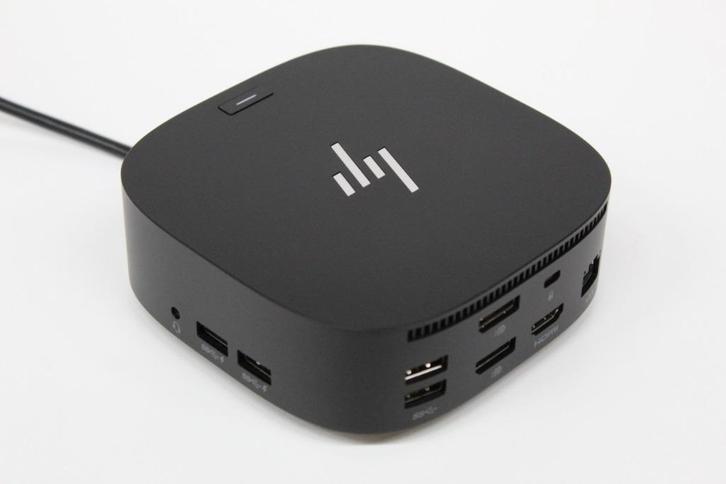 Keurig HP USB-C G5 Essential Dock + adapter - dockingstation, Computers en Software, Dockingstations, Zo goed als nieuw, Docking station