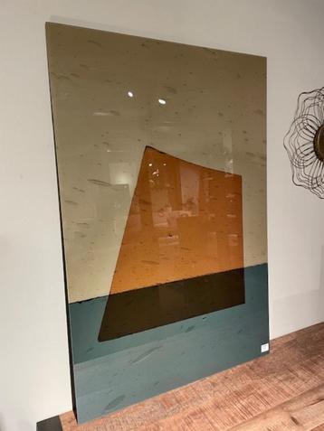 Te koop: Trendhopper glas schilderij beschikbaar voor biedingen