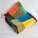 Jaren 70 Didas deken gekleurde blokken | Vintage deken, Huis en Inrichting, Woonaccessoires | Plaids en Woondekens, Gebruikt, Verzenden