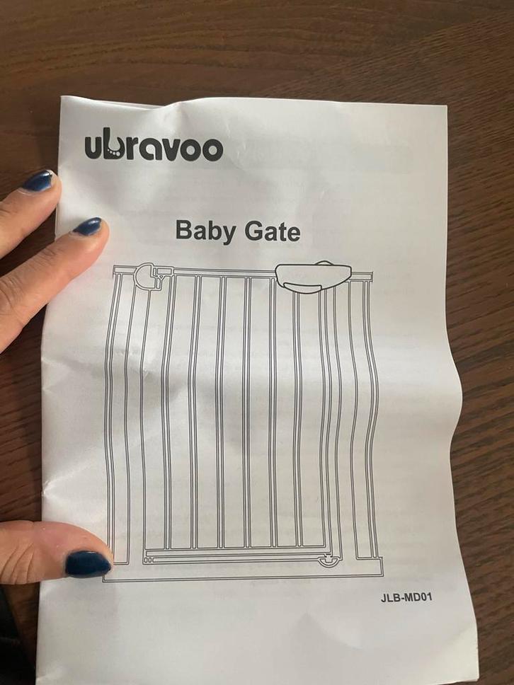 Babyhekje / Kinderhekje - Veiligheid voor je kind, Kinderen en Baby's, Traphekjes, Gebruikt, Klemhekje, Metaal of IJzer, 100 tot 115 cm