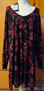Yesta tuniek zwart met paars mt 52 (3) NIEUW met kaartje, Ophalen of Verzenden, Blouse of Tuniek, Zwart, Nieuw