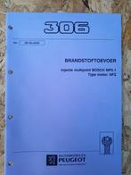 Werkplaatshandboek Peugeot 306 TU5JP  NFZ brandstoftoevoer, Ophalen of Verzenden