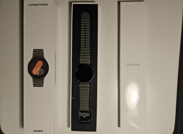 Samsung Galaxy Watch 7 - Nieuwstaat!, Sieraden, Tassen en Uiterlijk, Smartwatches, Zo goed als nieuw, Android, Zwart, Hartslag