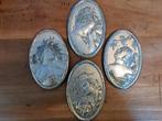 4 plaquettes Femiano Italië, Ophalen of Verzenden, Zilver