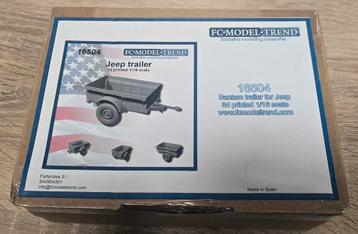 FC Model Trend 16504 1:16 Bantam Jeep Trailer Detail Set beschikbaar voor biedingen