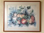 Kunstdruk Alie Kruse-Kolk, Pompoenen., Antiek en Kunst, Kunst | Litho's en Zeefdrukken, Ophalen