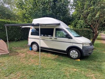 Vw t5 benzine camper reimo hoogdak motor vervangen beschikbaar voor biedingen