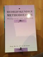 Bedrijfskundige Methodologie - de Leeuw, Ophalen of Verzenden, Zo goed als nieuw, Management