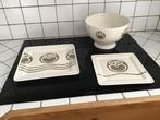 3 delig set Charles Catteau Royal Boch schaal kom, Ophalen of Verzenden